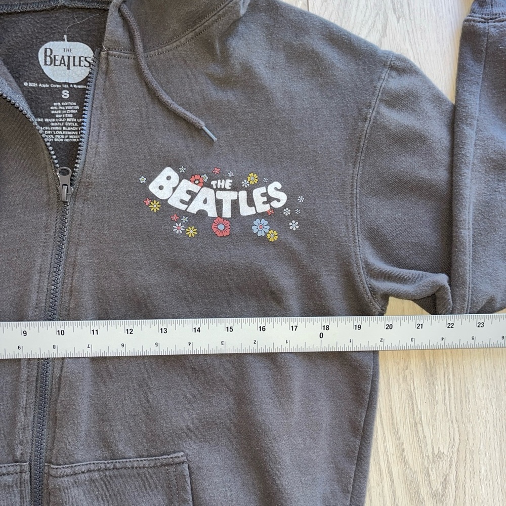 Beatles Hoodie Come Together Size Small Brown Sweatshirt Apple Corps - Picture 6 of 8
